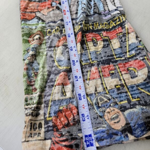 Marvel Heroes Shirt Womens Large Comic Book Graphic Tee Spider-Man Iron Man Hulk - Picture 6 of 7